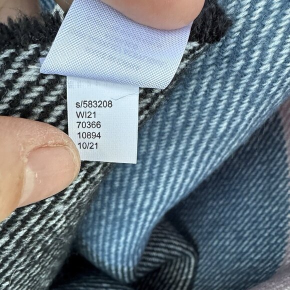 Ann Taylor Color-block Poncho Wrap Sweater One Size Stripe Purple Tan Black Teal - Picture 6 of 7